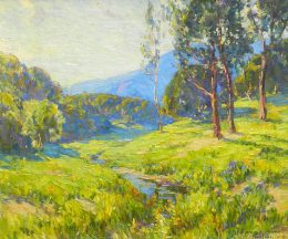 Benjamin Brown - Summer in Mint CanyonOil on Canvas 25x30 inches