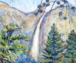 Donna Schuster (1883-1953)  Waterfall 22 x 18